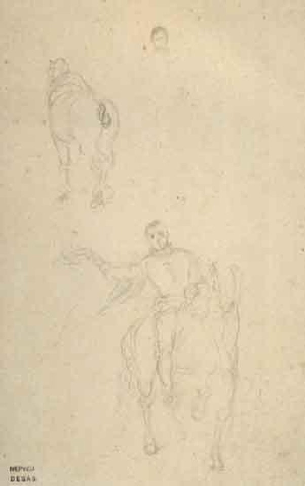 Equestrian studies by Edgar Degas