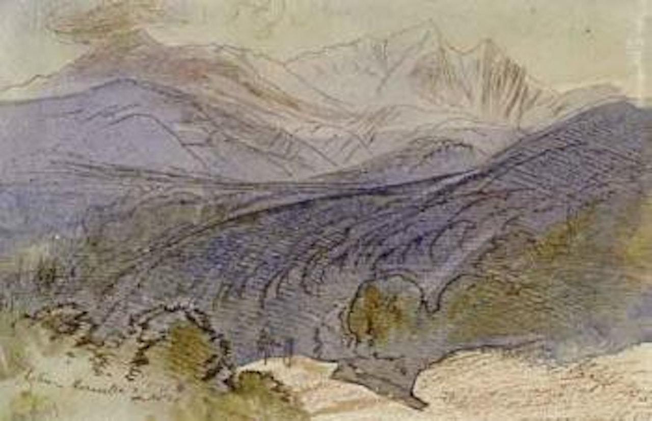 Between Karacalla and laura by Edward Lear