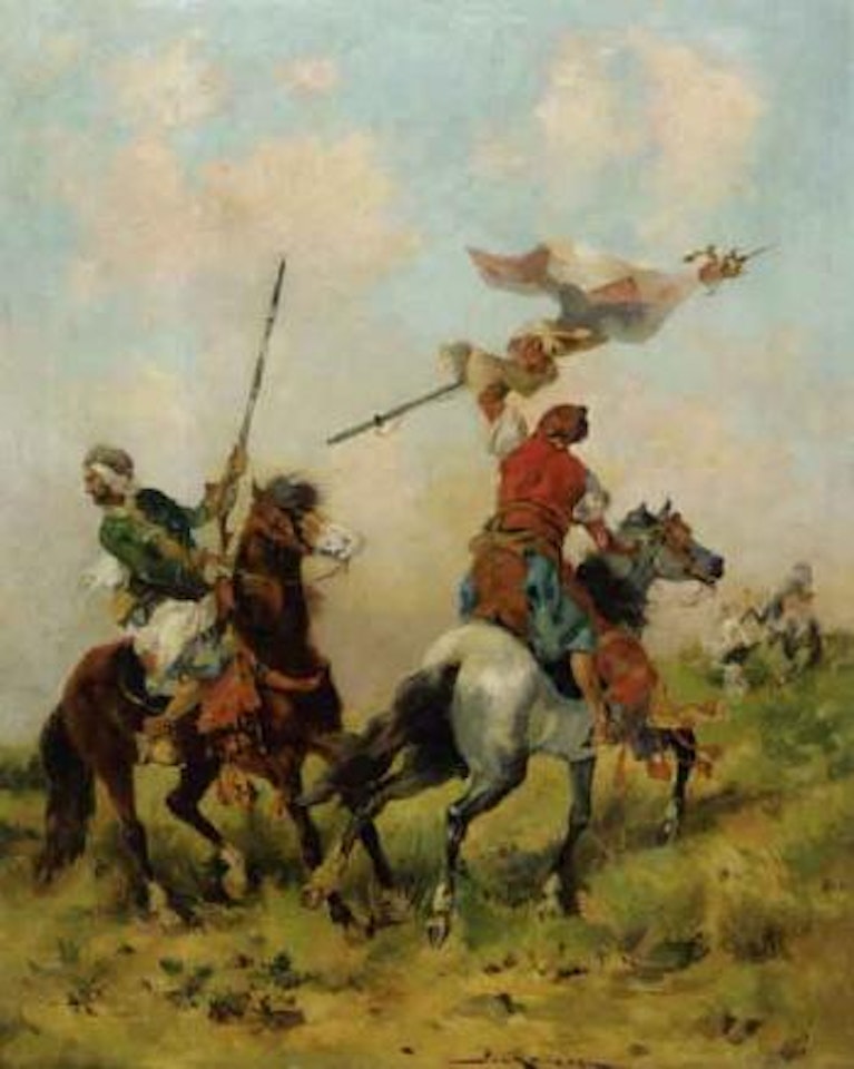 Warriors by Henri Émilien Rousseau