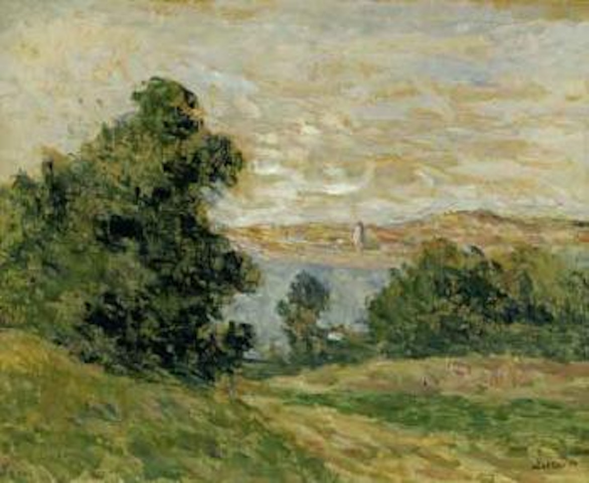 View down to the water by Maximilien Luce