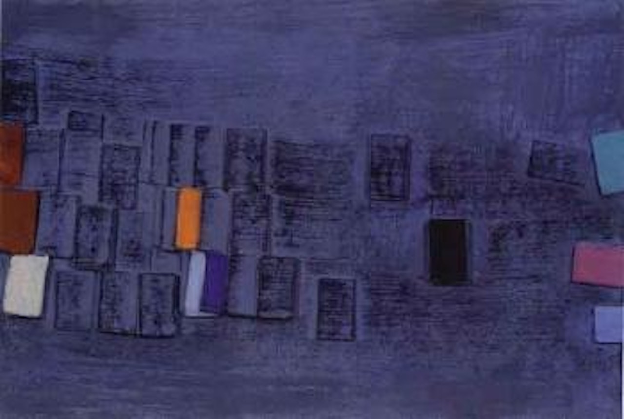 Collage 180 blue by Wilhelmina Barns-Graham
