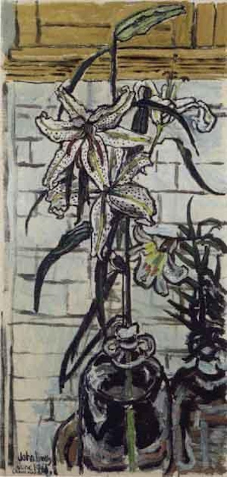 Lilium auratum by John Bratby