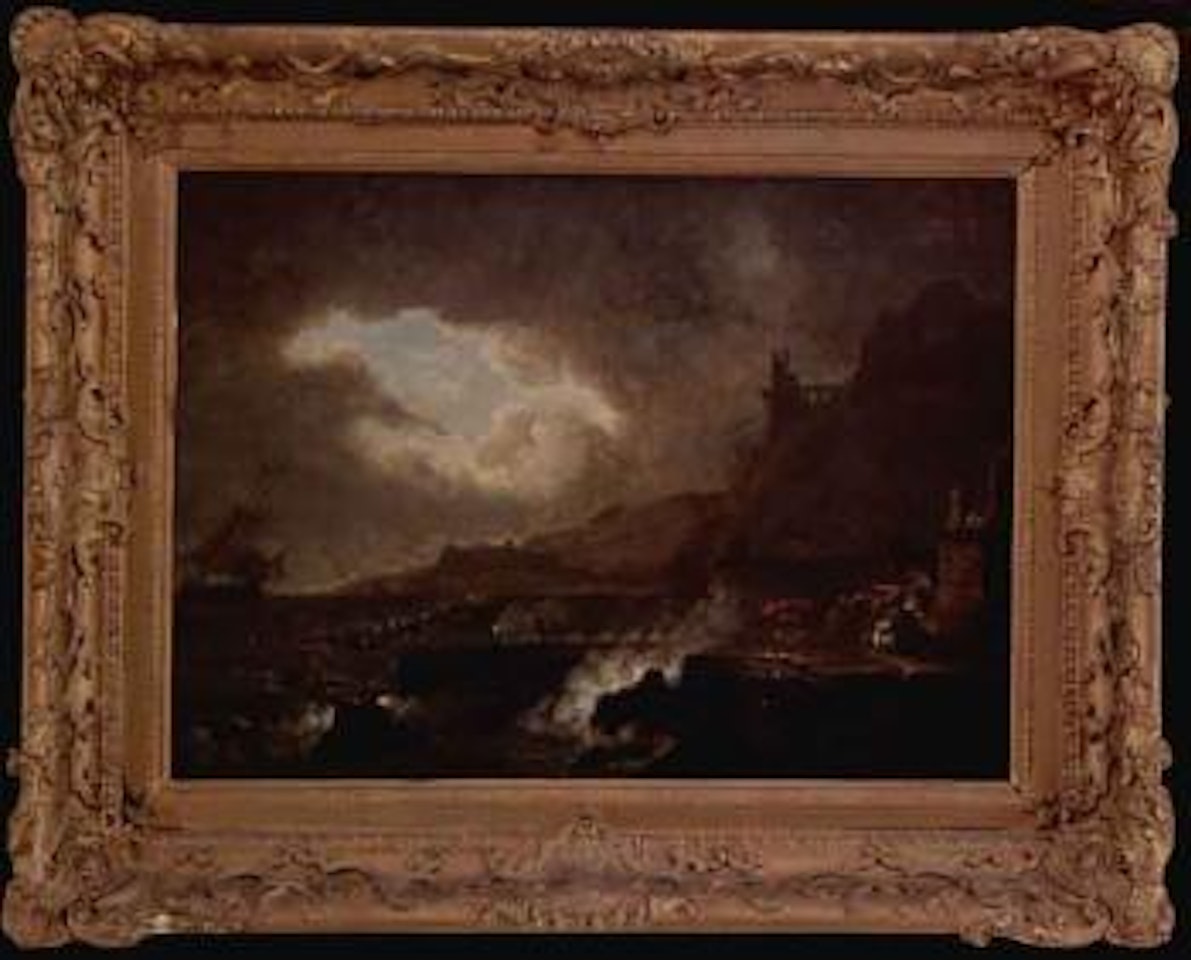 Ship wrecked by Claude Joseph Vernet