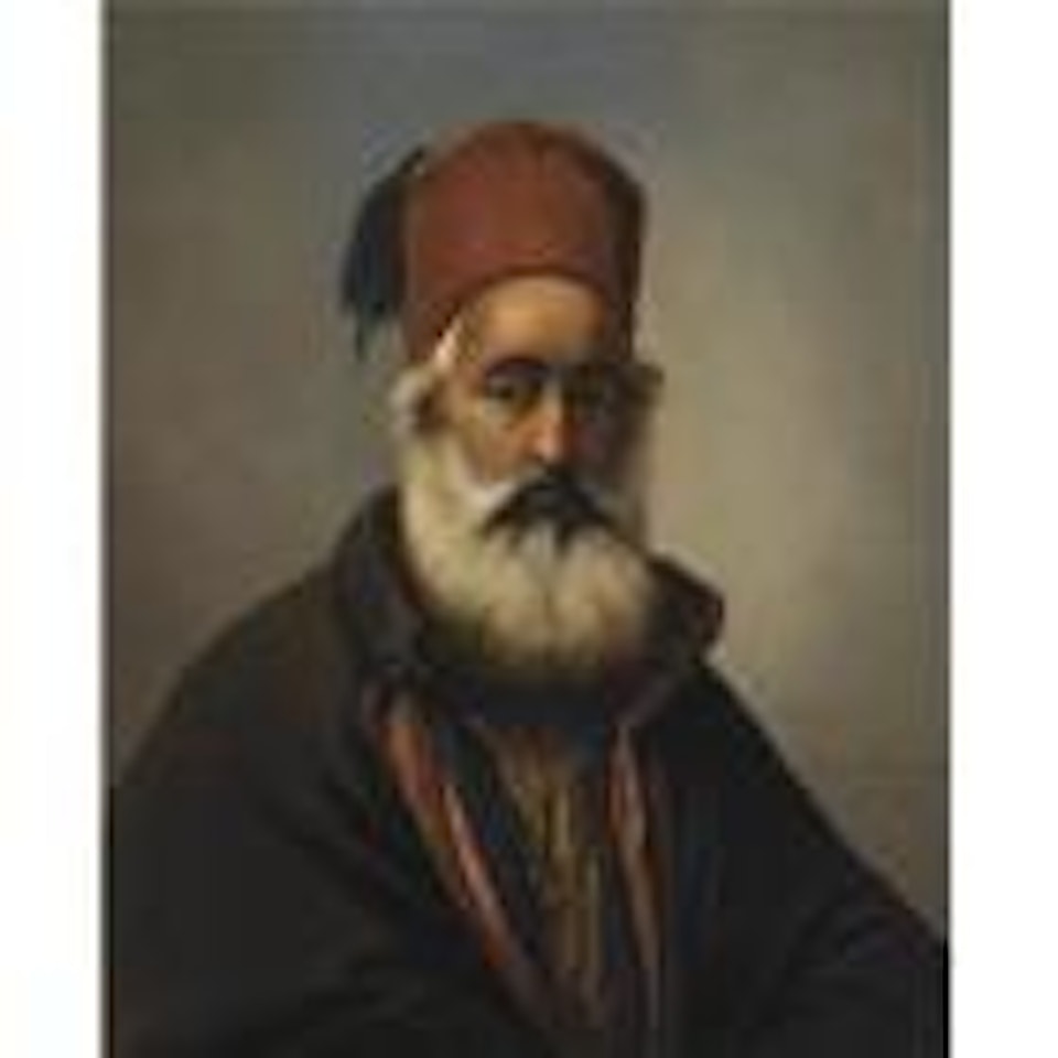 Portrait of a dignitary, possibly Ibrahim Pacha by Eugène Joseph Verboeckhoven