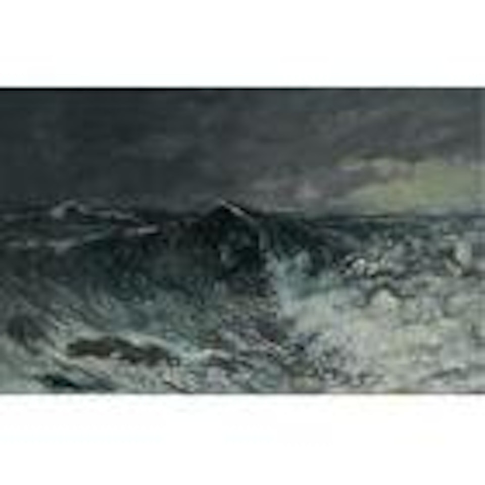 La vague by Gustave Courbet
