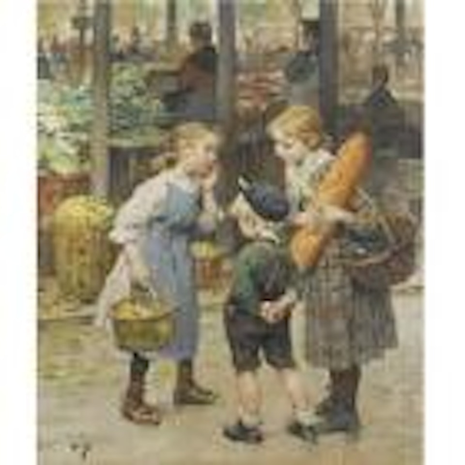 Les petites menageres by Henry Jules Jean Geoffroy
