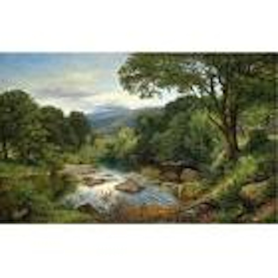 Welsh valley by Benjamin Williams Leader