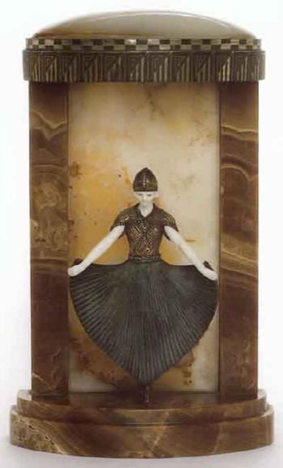Actress. Oriental dancer by Demetre Chiparus