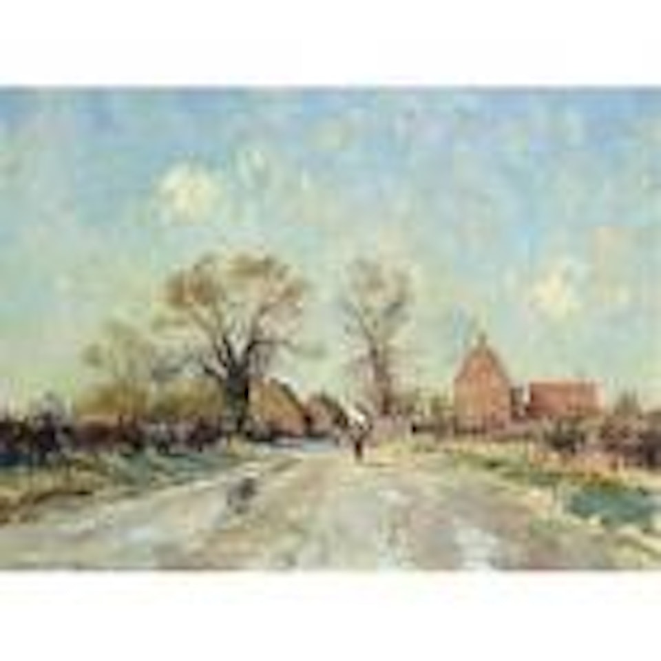 February sunshine, Ludham by Edward Seago