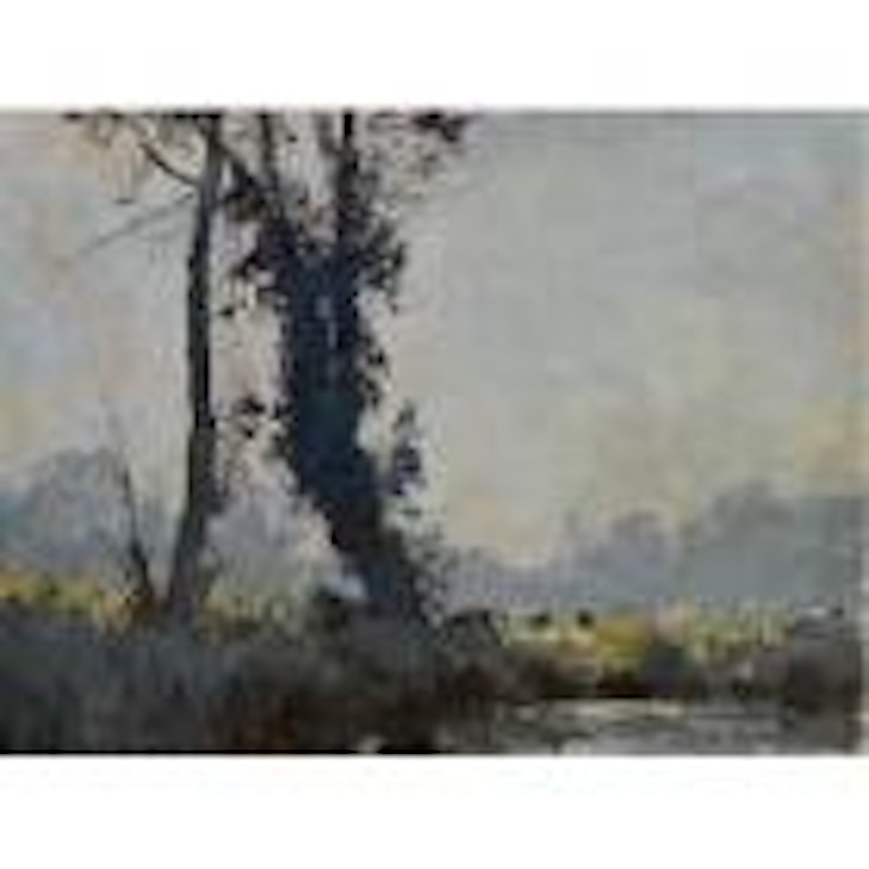 Trees and cattle near Barton Mills by Edward Seago