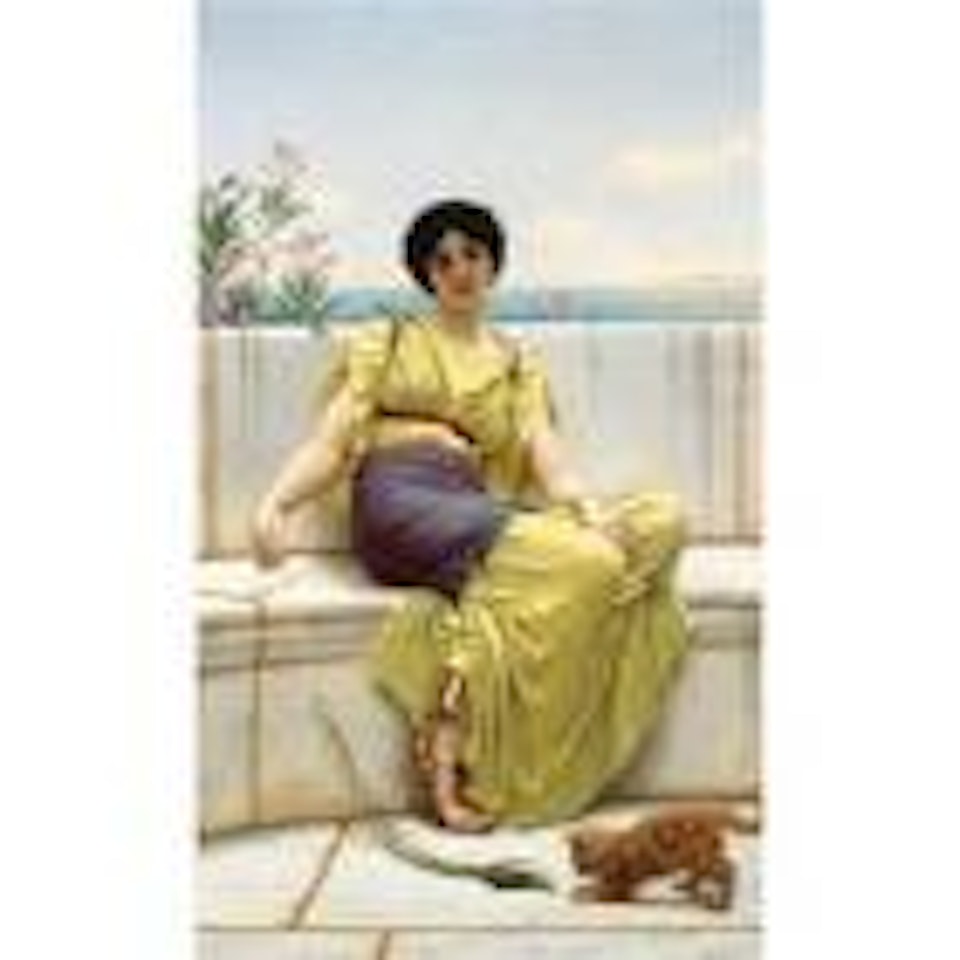 Idleness by JOHN WILLIAM GODWARD, R.B.A.