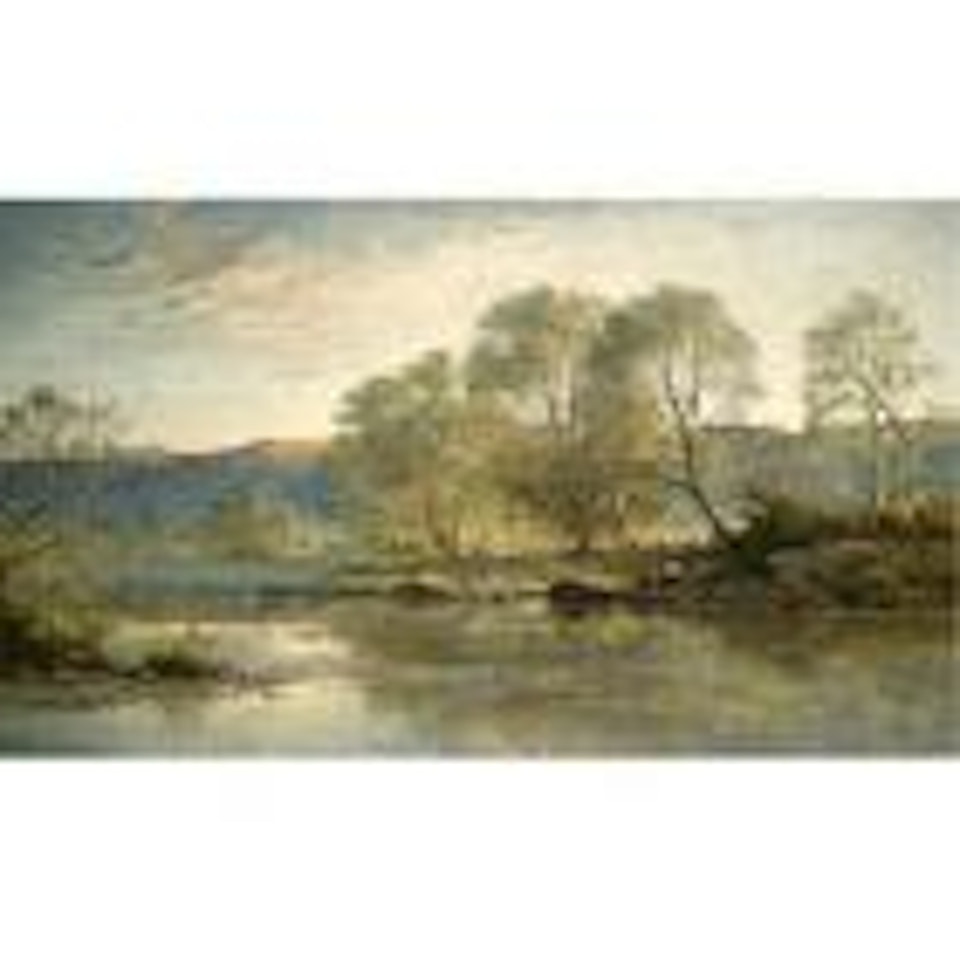 Sunny evening, North Wales by Benjamin Williams Leader