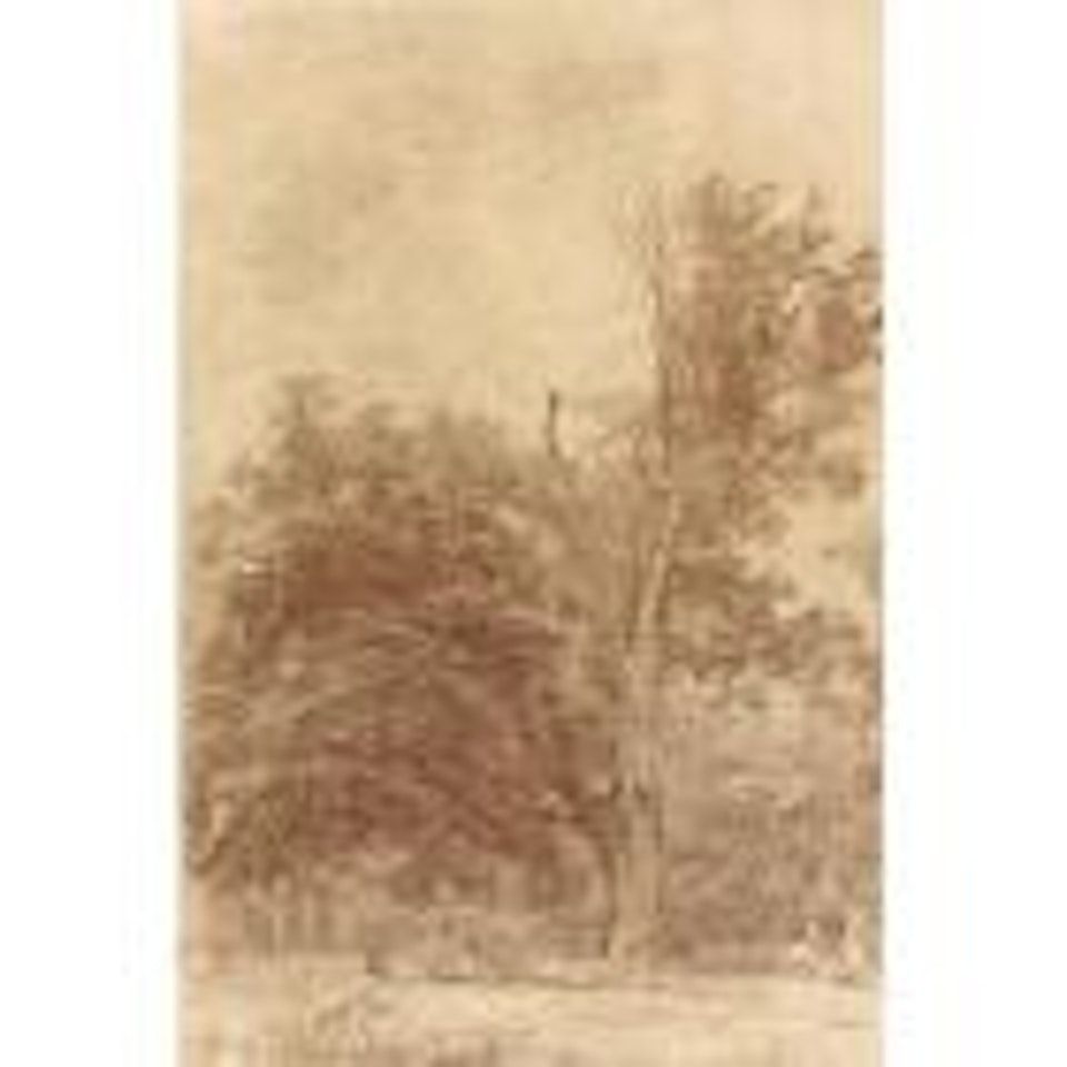 Edge of a wood, with children playing and other figures by Jean-Honoré Fragonard