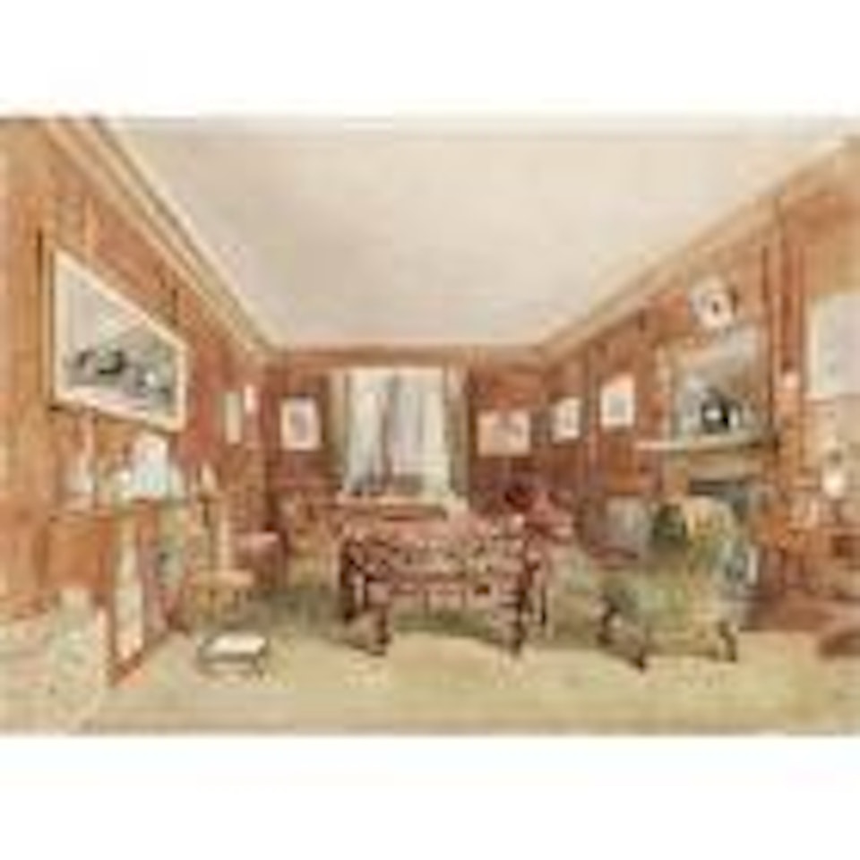 Billiard room by English School