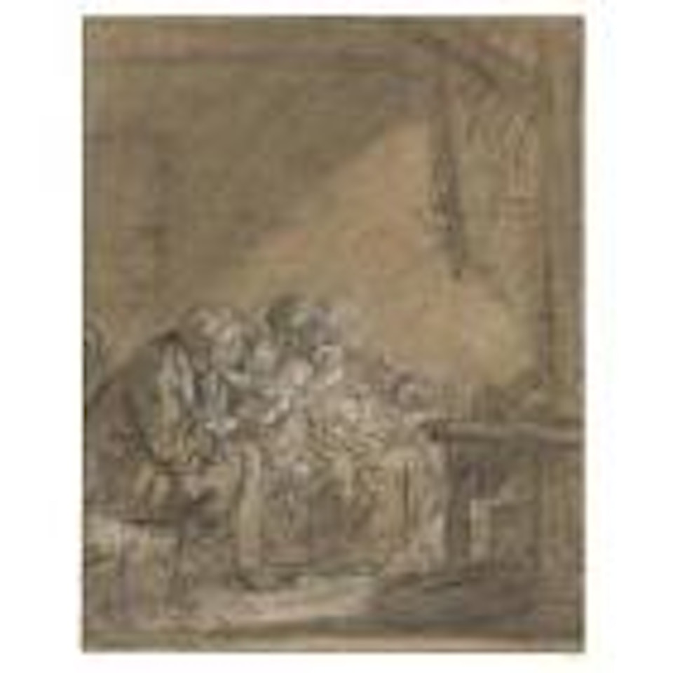 Visit to the grandmother by Jean-Baptiste Greuze