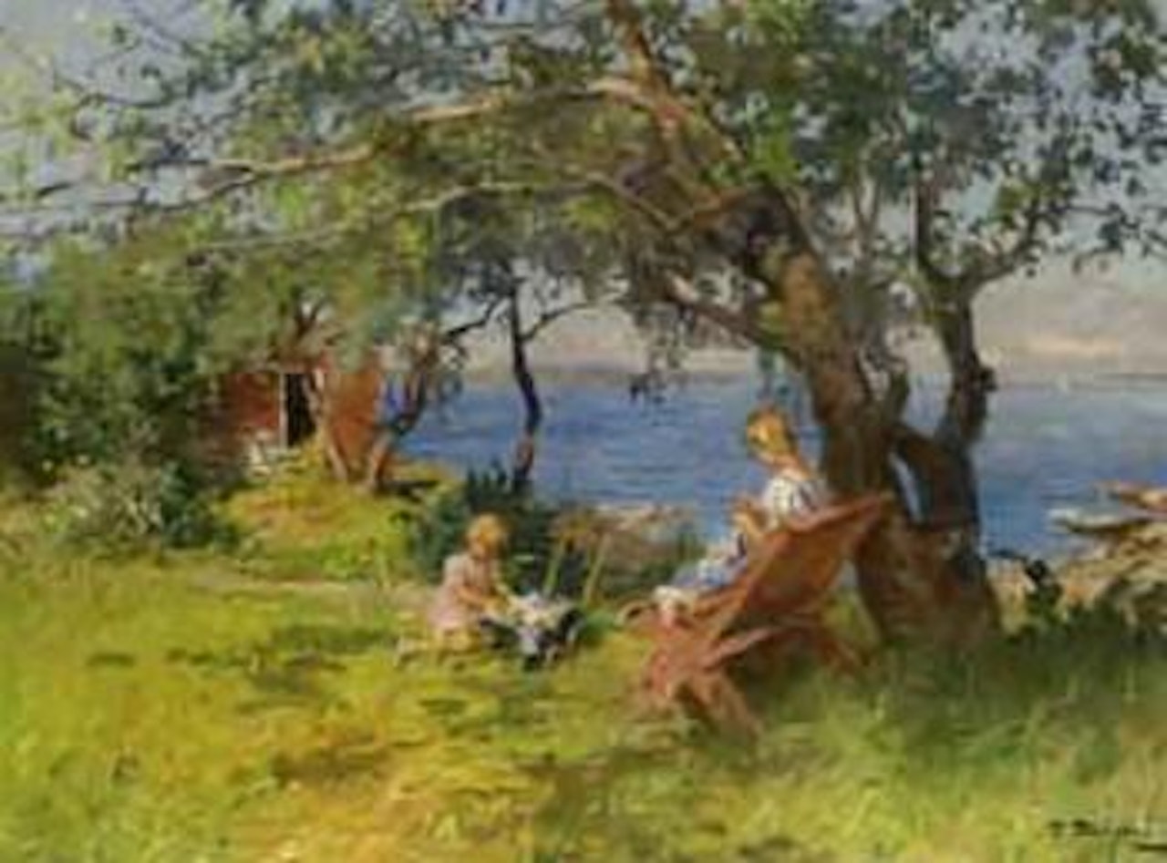 In the garden by Even Ulving