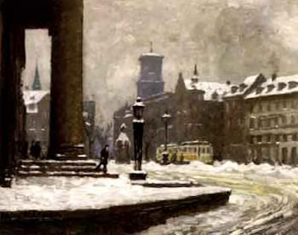 The old market, Copenhagen by Paul Fischer