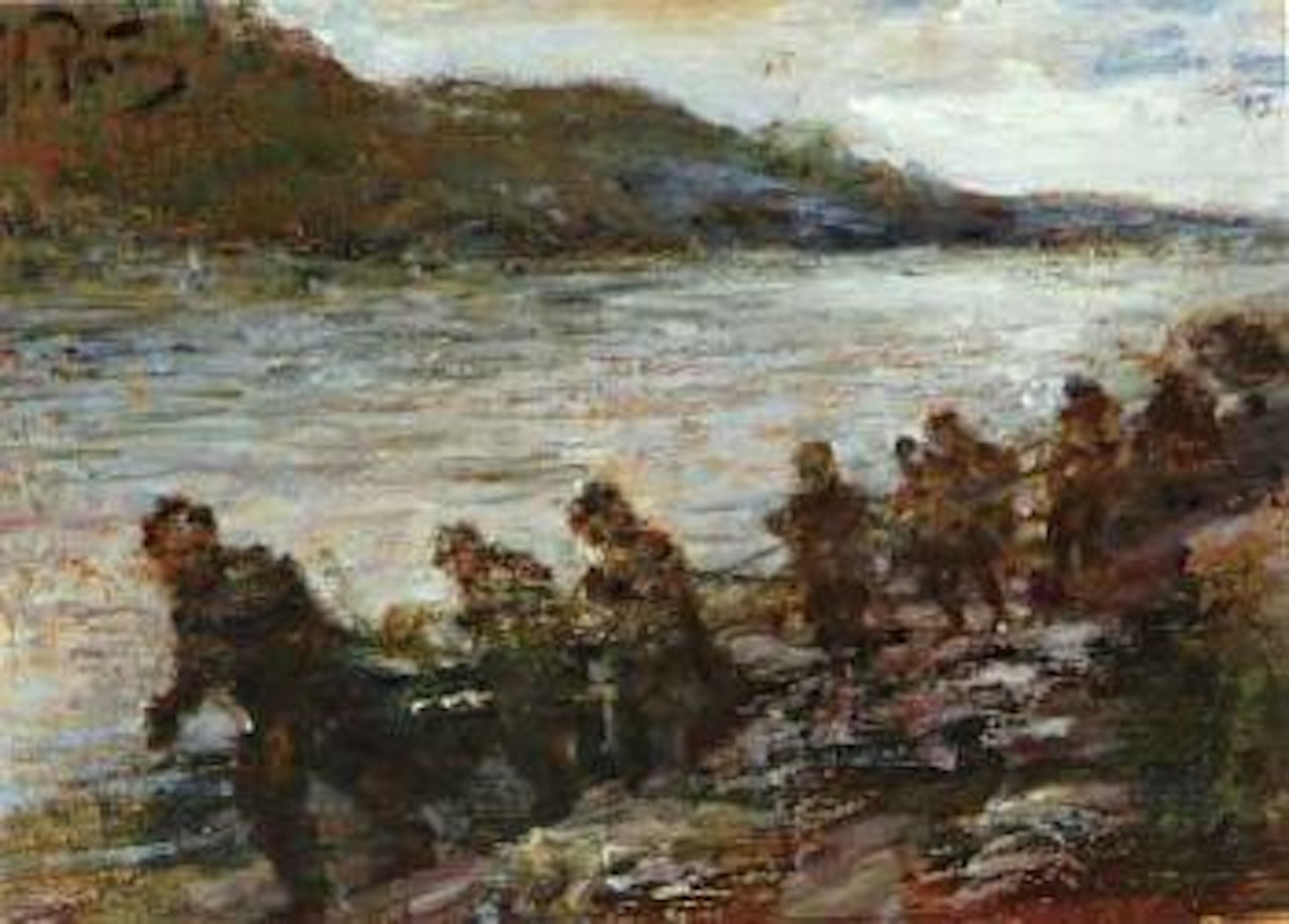 Barge hauler on the Volga by Ilya Yefimovich Repin