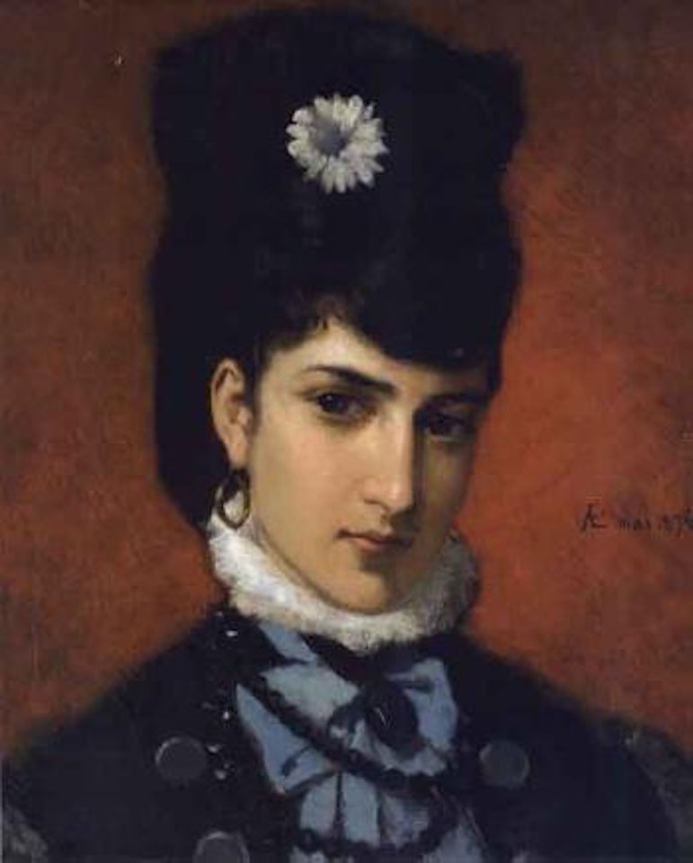 A Parisian beauty by Albert Edelfelt