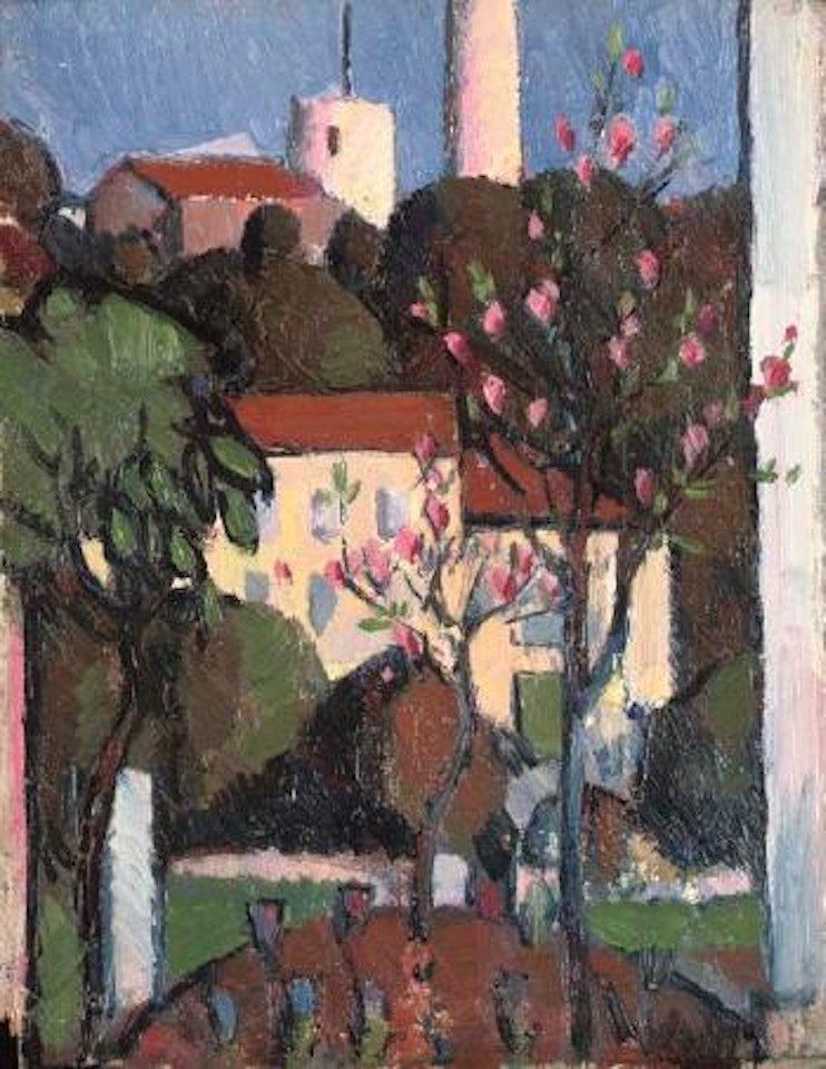 Le phare et la tour, near St Estephe by John Duncan Fergusson