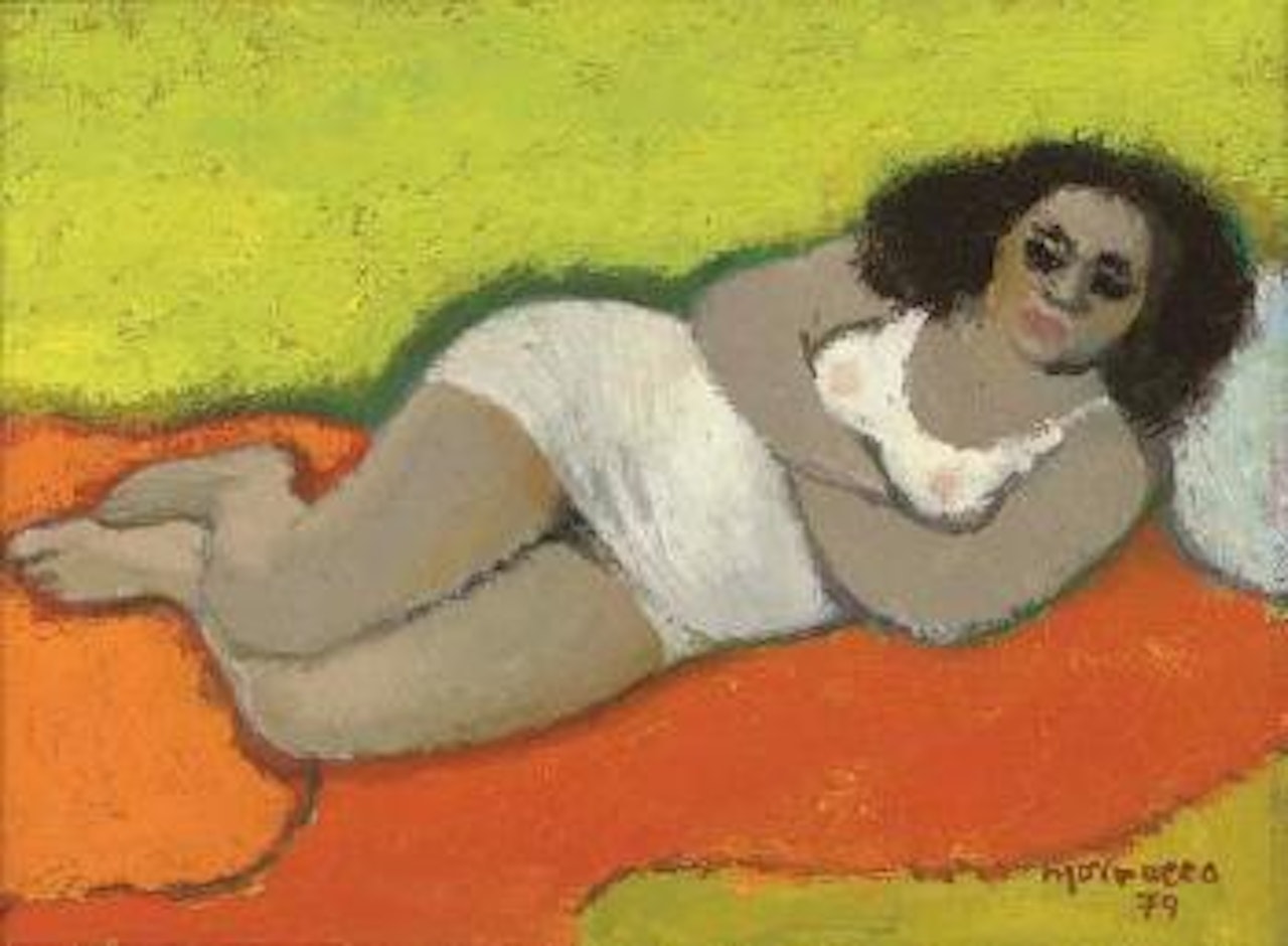 Mulatto girl by Alberto Morrocco
