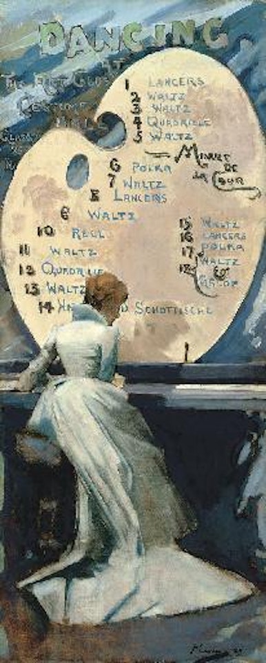 Dancing at the Art Club costume ball by John Lavery