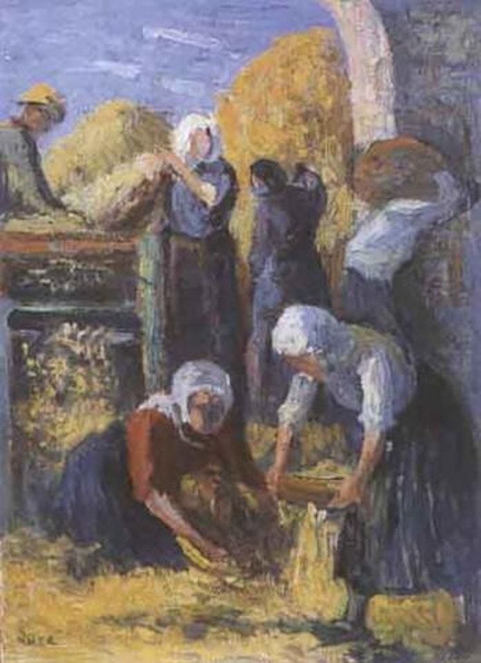 Moisson a Kermouster by Maximilien Luce