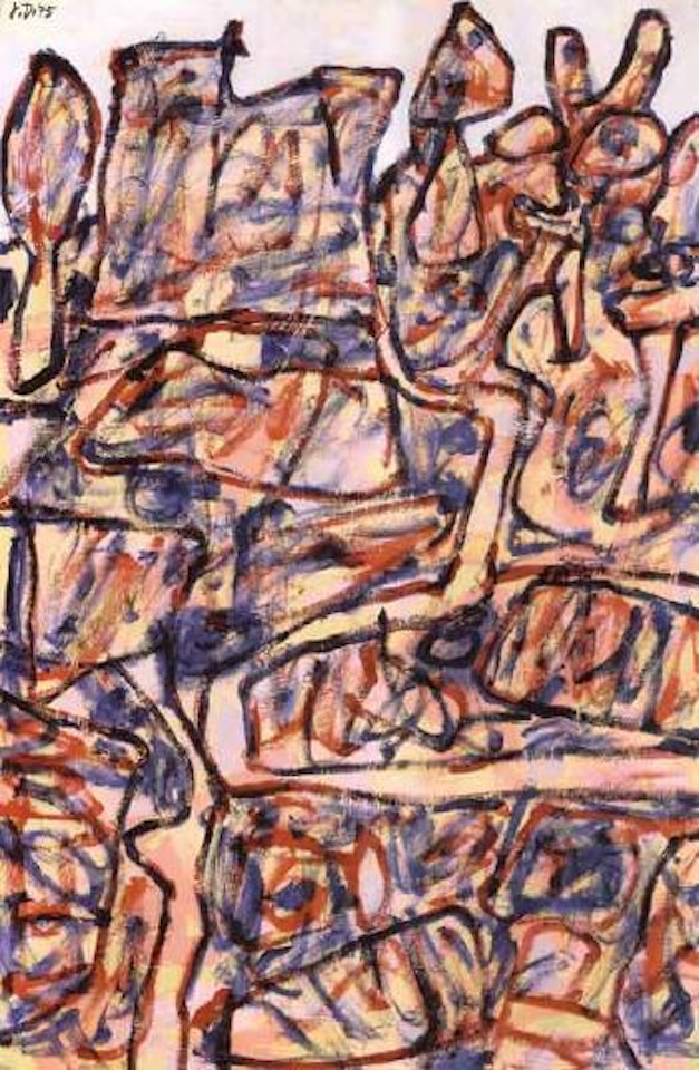 Lie du promenade XI by Jean Dubuffet