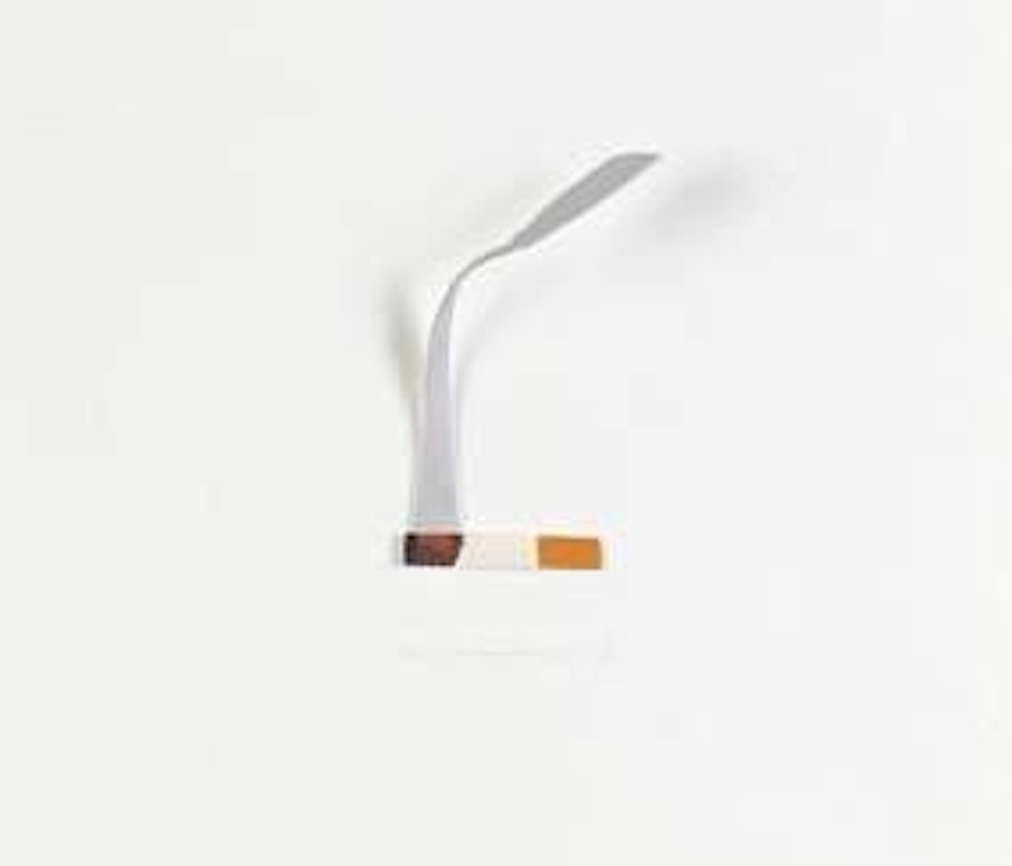 Smoking cigarette by Tom Wesselmann