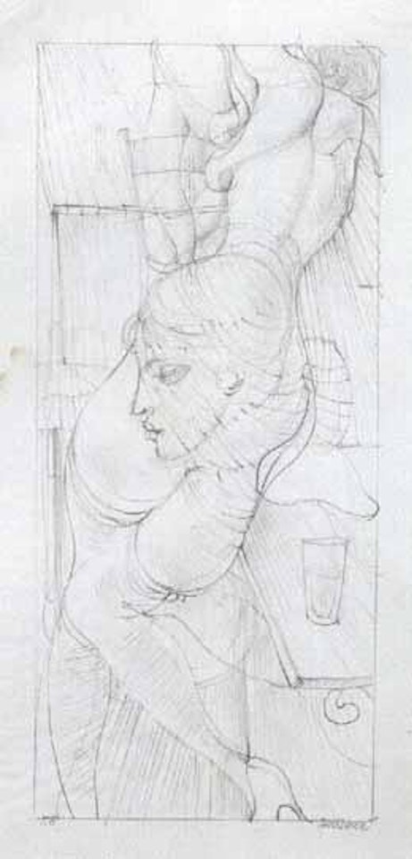 Femme couchee, disloquee by Hans Bellmer