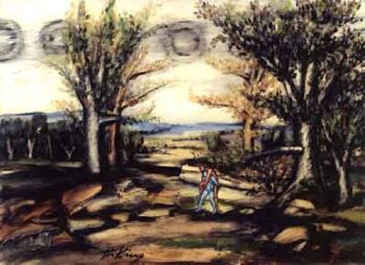 Personnages dans la nature, l'aveugle et le paralytique by Franz Priking