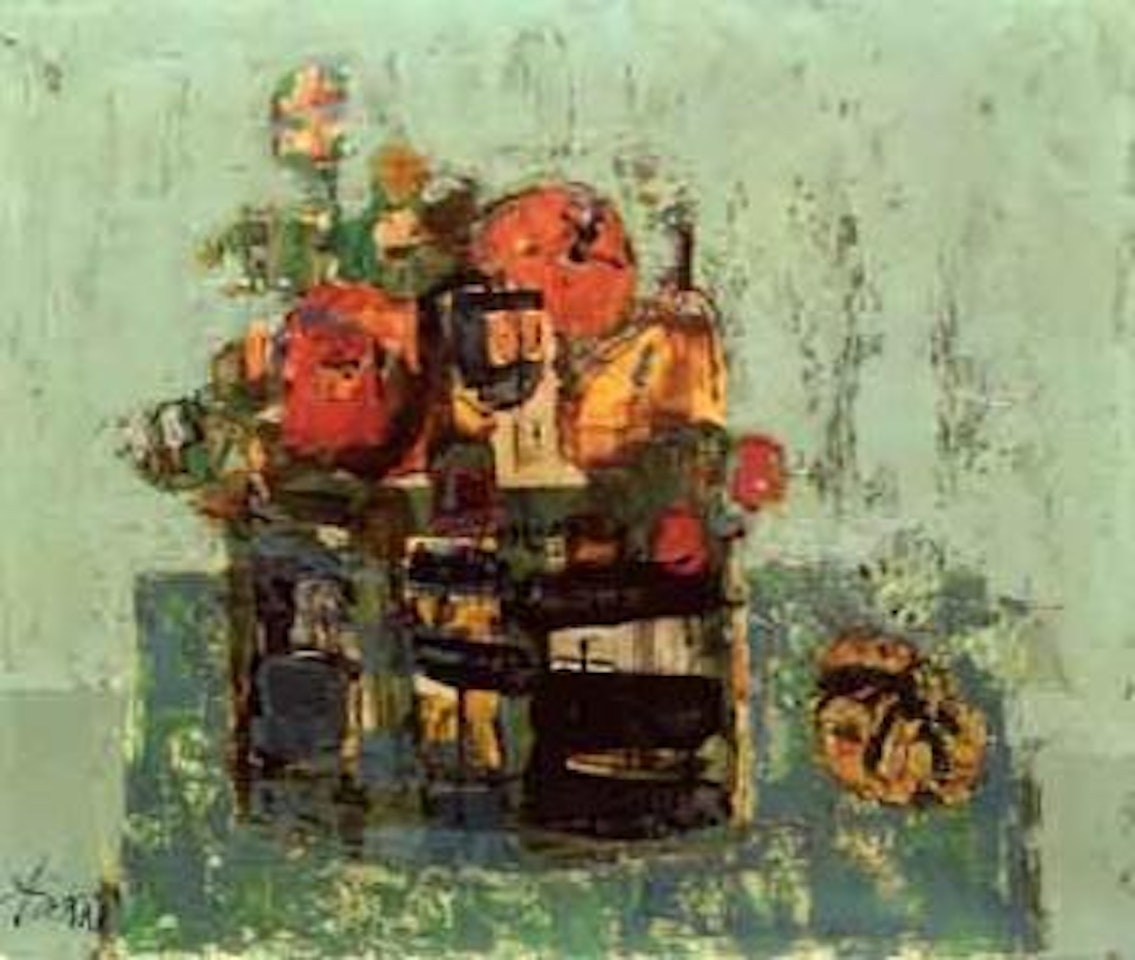 Nature morte au panier de fruits by Paul Aizpiri