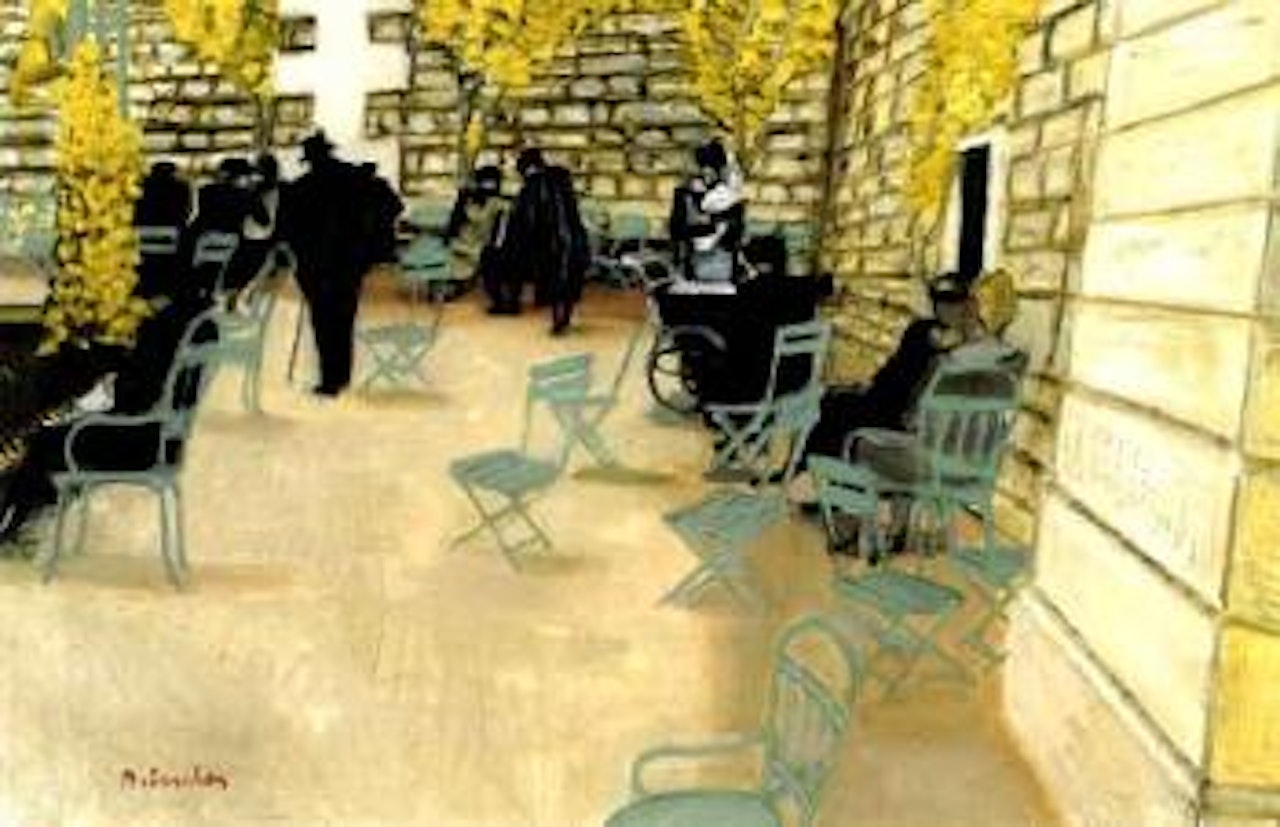 Les tuileries by Maurice Brianchon