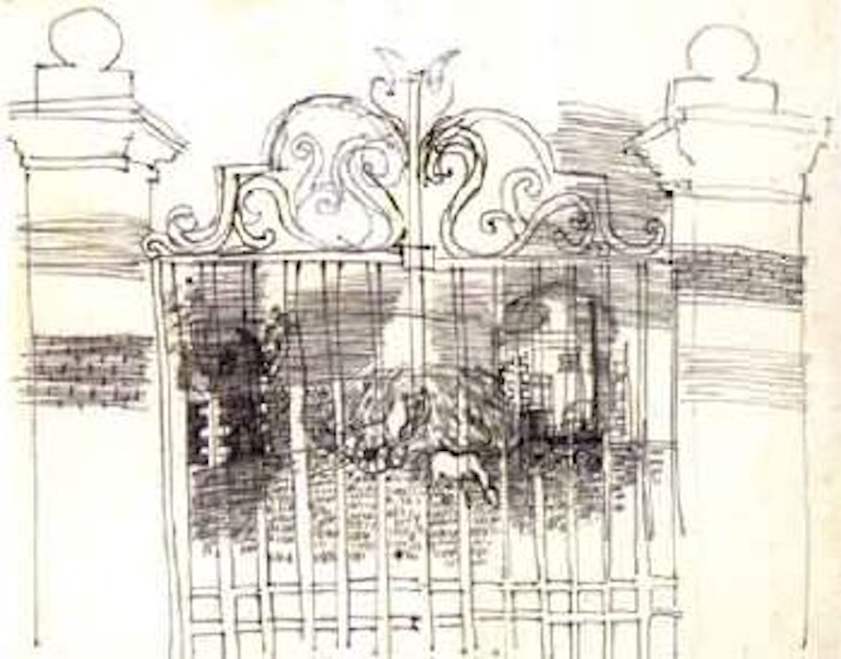 La grille Louis XIII by Raoul Dufy