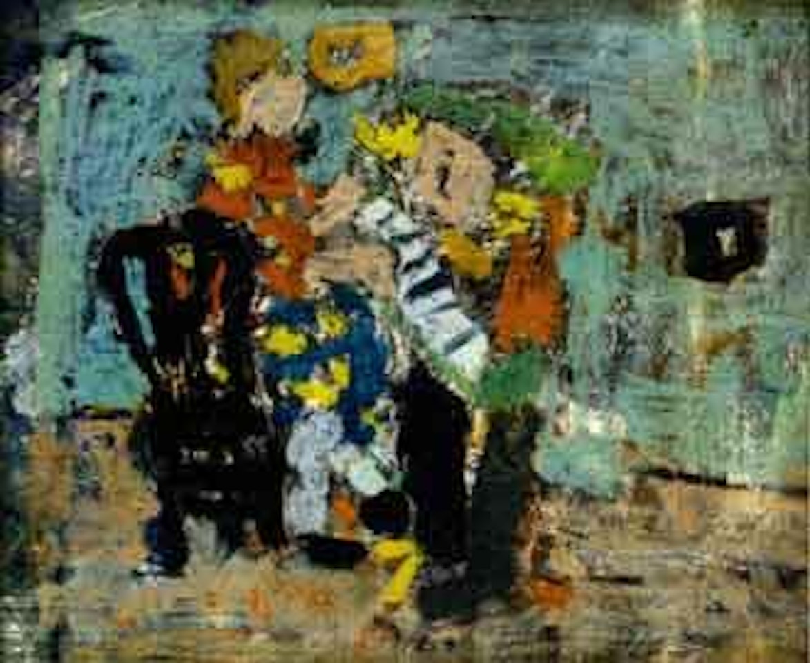 Pianiste dans l'atelier by Jean Pougny