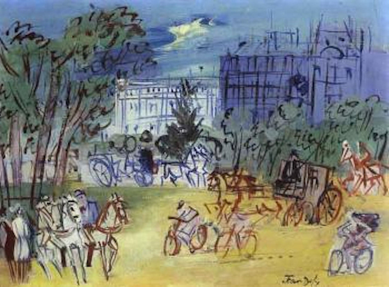 Caleches et cavaliers by Jean Dufy