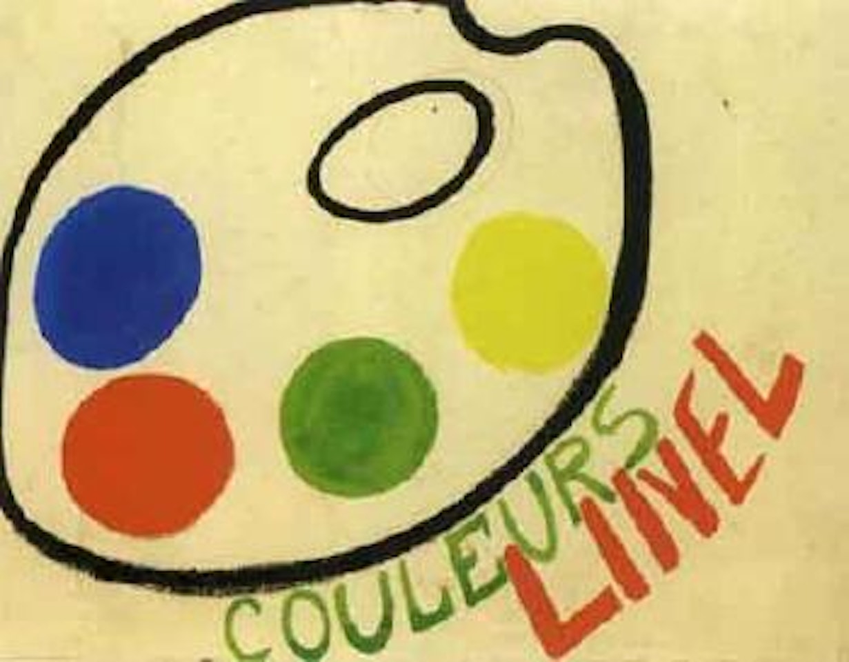 Projet d'affiche lumineuse pour les 'couleurs linel' by Sonia Delaunay