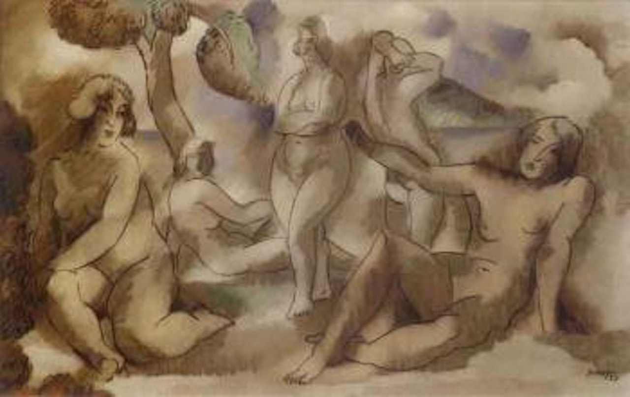 Les baigneuses by Leopold Survage