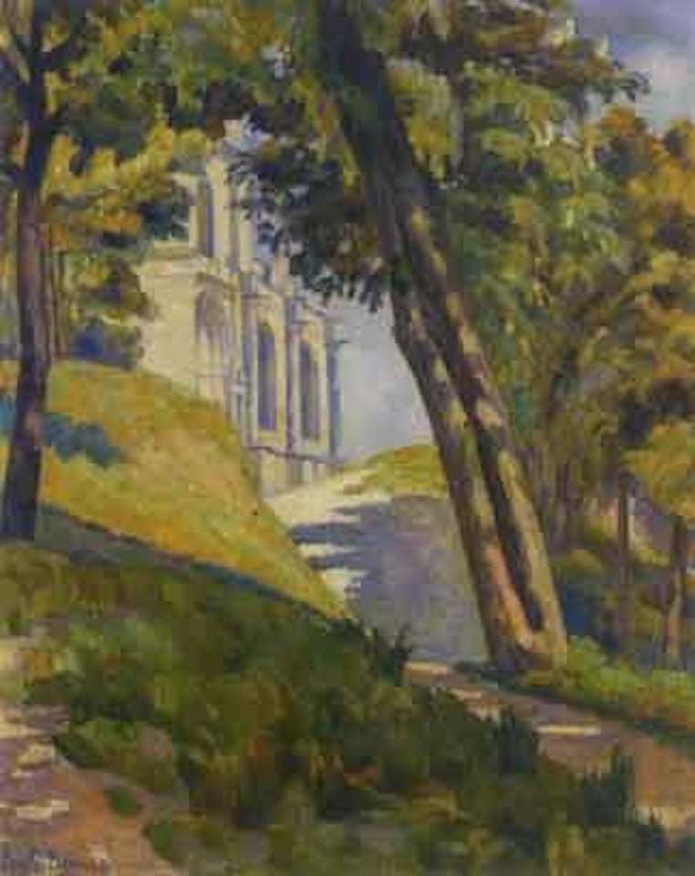 Chemin menant a l'eglise de Saint Pierre a Tonnerre by Emile Bernard