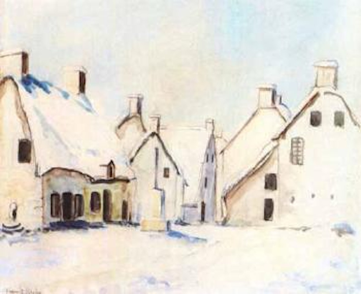 Village sous la neige by Francis Picabia