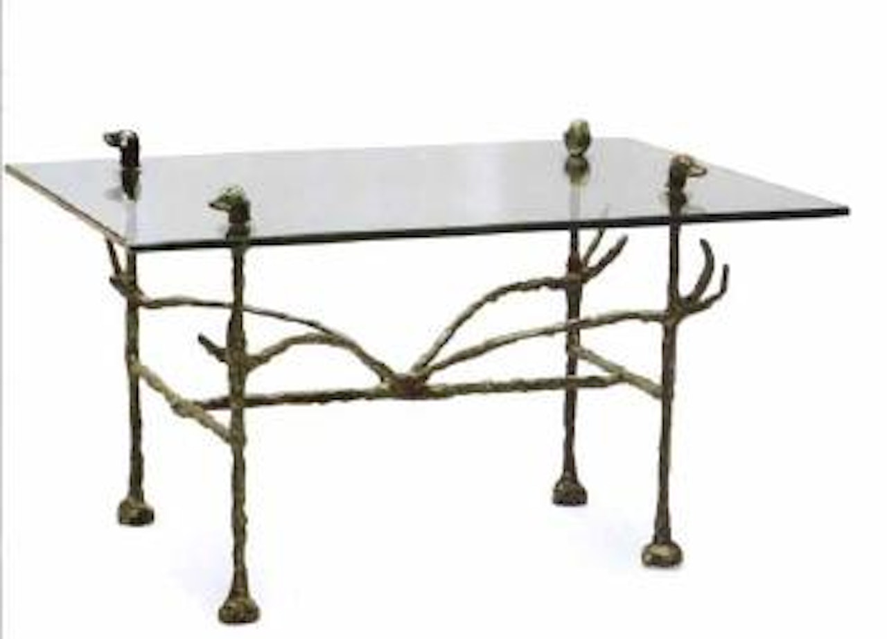 Table aux chiens by Diego Giacometti