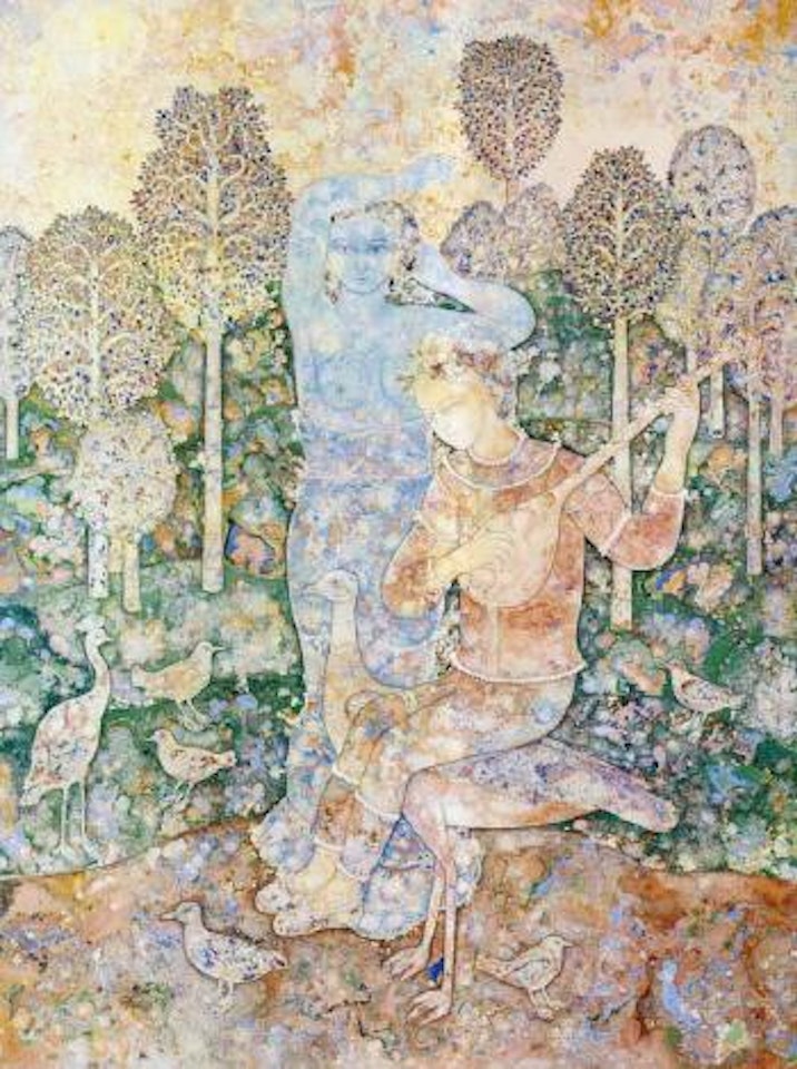Musicien by Sakti Burman