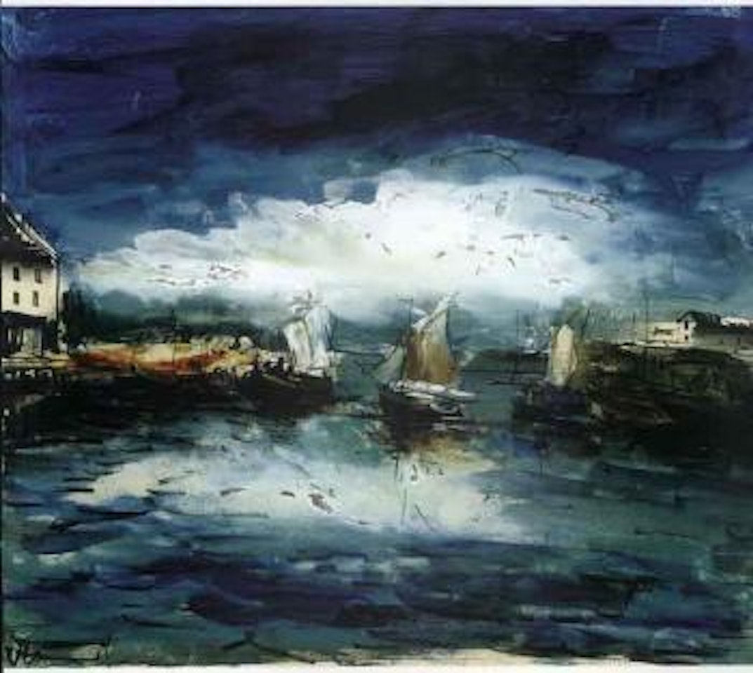 Vue portuaire by Maurice de Vlaminck