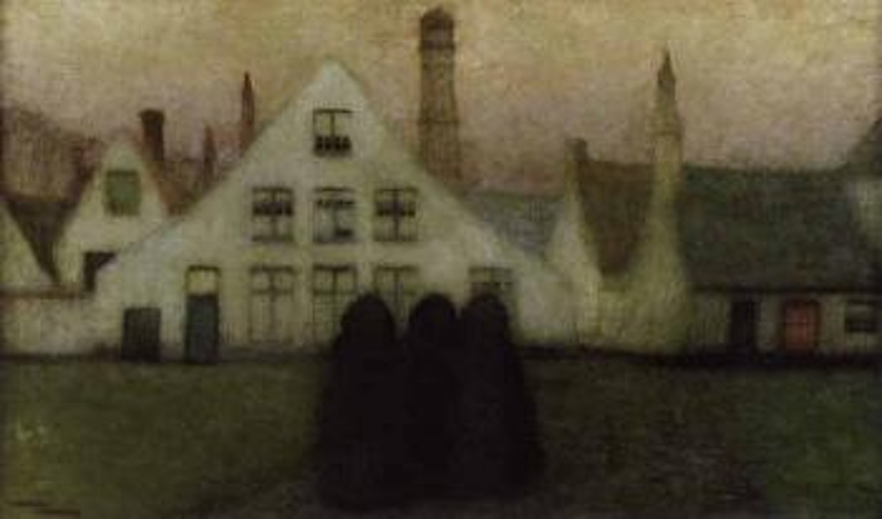 Beguinage a Bruges by Henri Le Sidaner