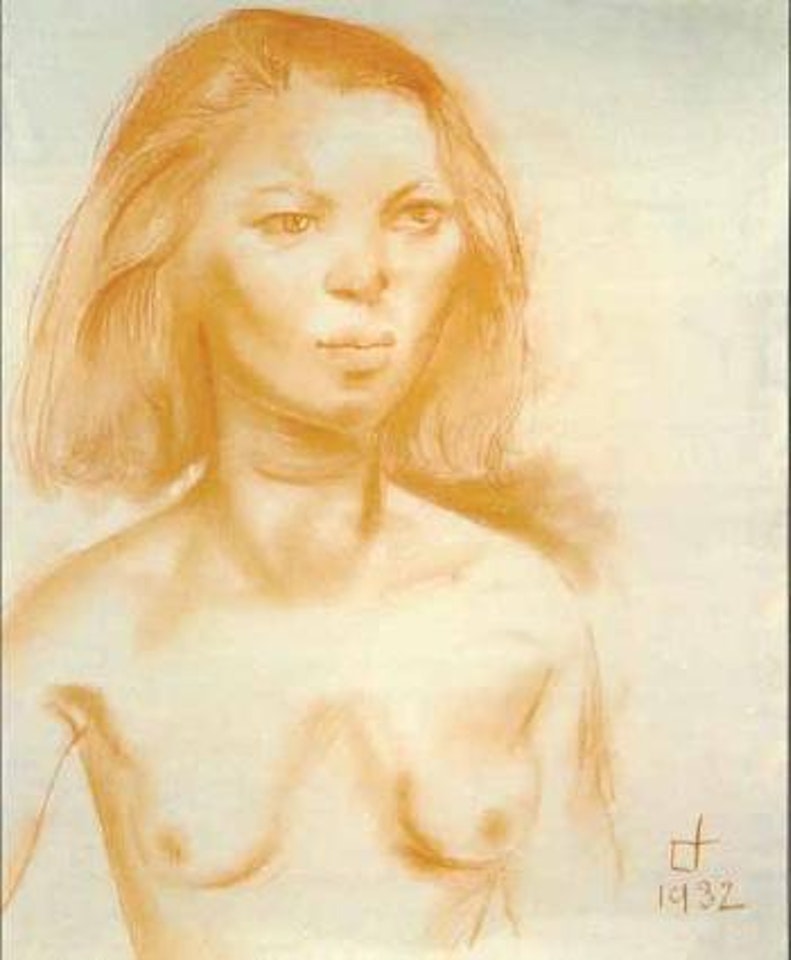 Female nude by Otto Dix