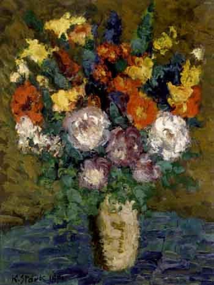 Still life of flowers by Karl Stark