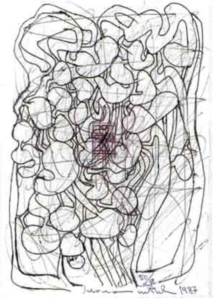 Composition by Hermann Nitsch