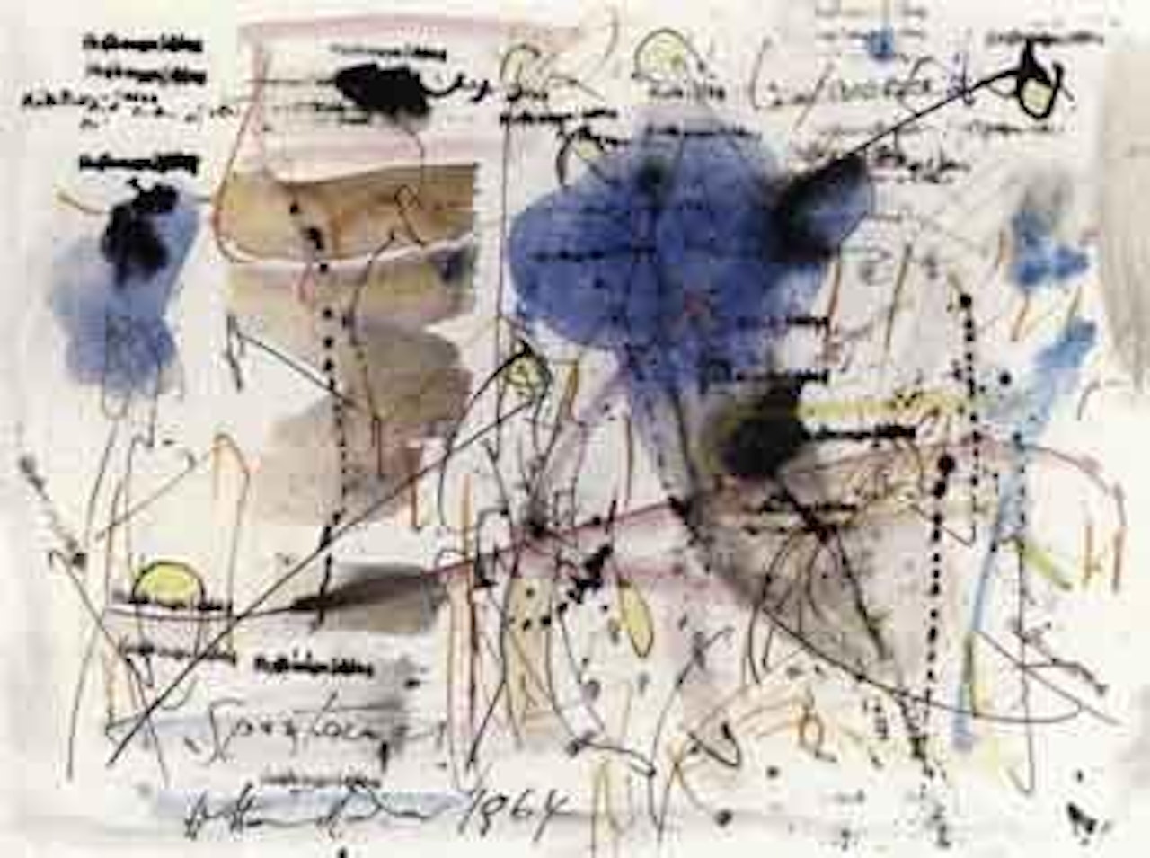 Spontaneous composition by Hans Staudacher