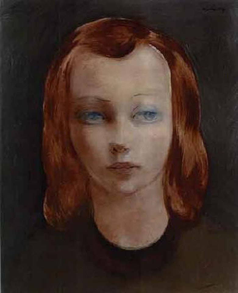 Portrait de jeune fille by Moïse Kisling