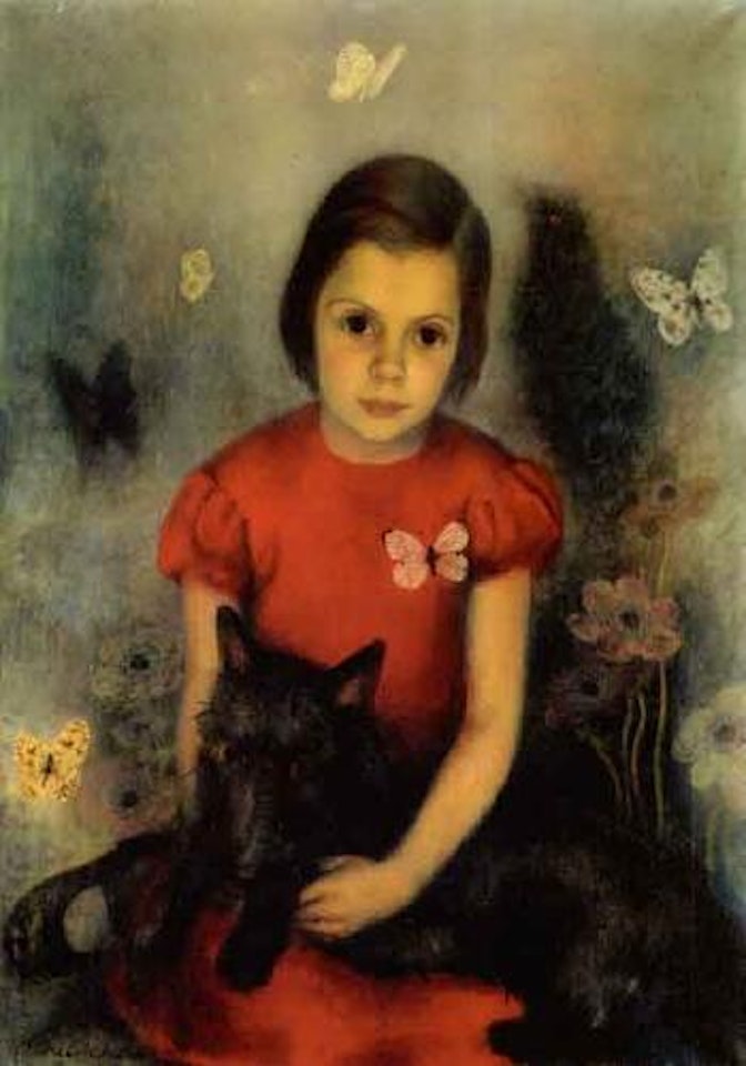 La petite fille aux papillons by Pavel Tchelitchew